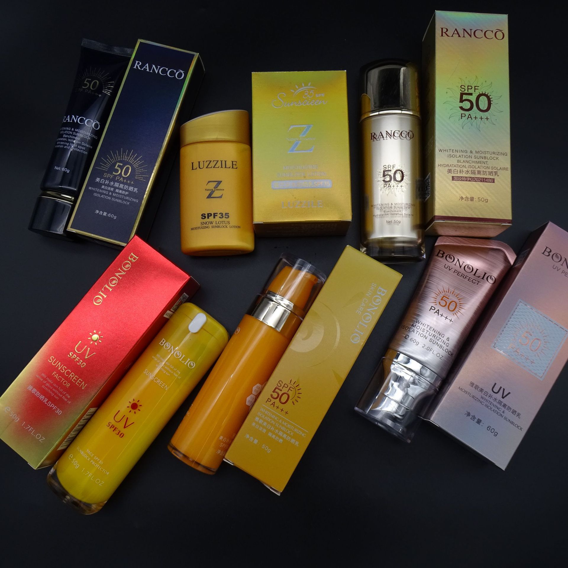 颜蔻补水保湿防晒霜美颜防护隔离防晒乳SPF50 PA+++详情1