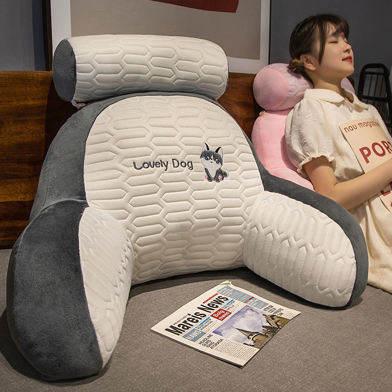 床头靠垫软包护腰靠枕大靠背床靠枕头沙发床上宿舍看书抱枕榻榻米详情1