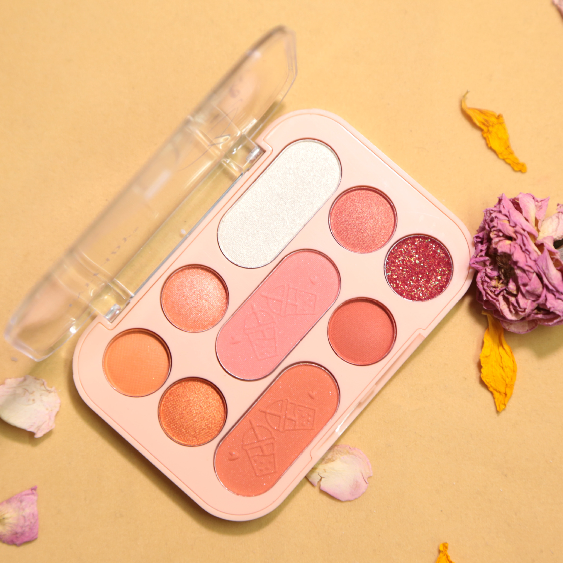 ANYLADY工厂批发化妆品腮红哑光眼影一体便携套装脸部化妆品详情8