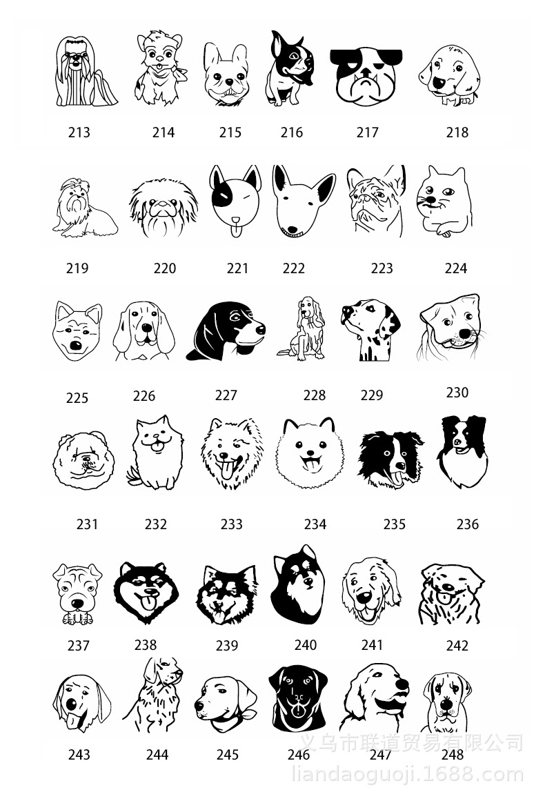 HC535 manufacturer has 10-color bright pink dog bones in stock and supplies metal pet tags, pendants and dog tags pic 41