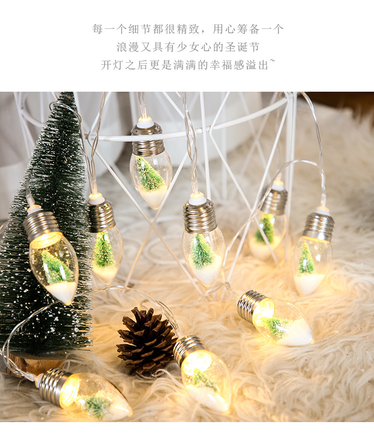 New cross-border led wishing bottle, Christmas decorative light, battery box, ins girlish photo props in stock for wholesale pic 4