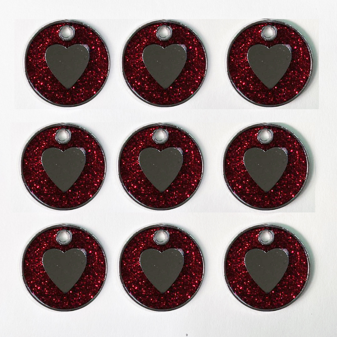New heart-shaped laser-engraved nameplate, pet dog identity tag, anti-loss pet dog collar accessory, pet jewelry pendant pic 6
