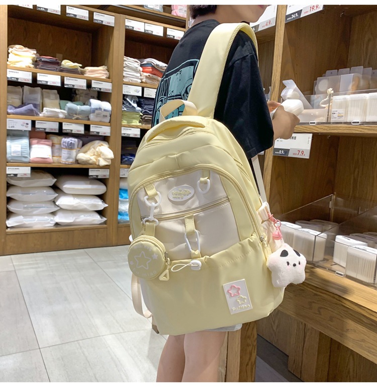 书包初中女生高中生小学生三到六年级大容量高颜值轻便软双肩背包详情18