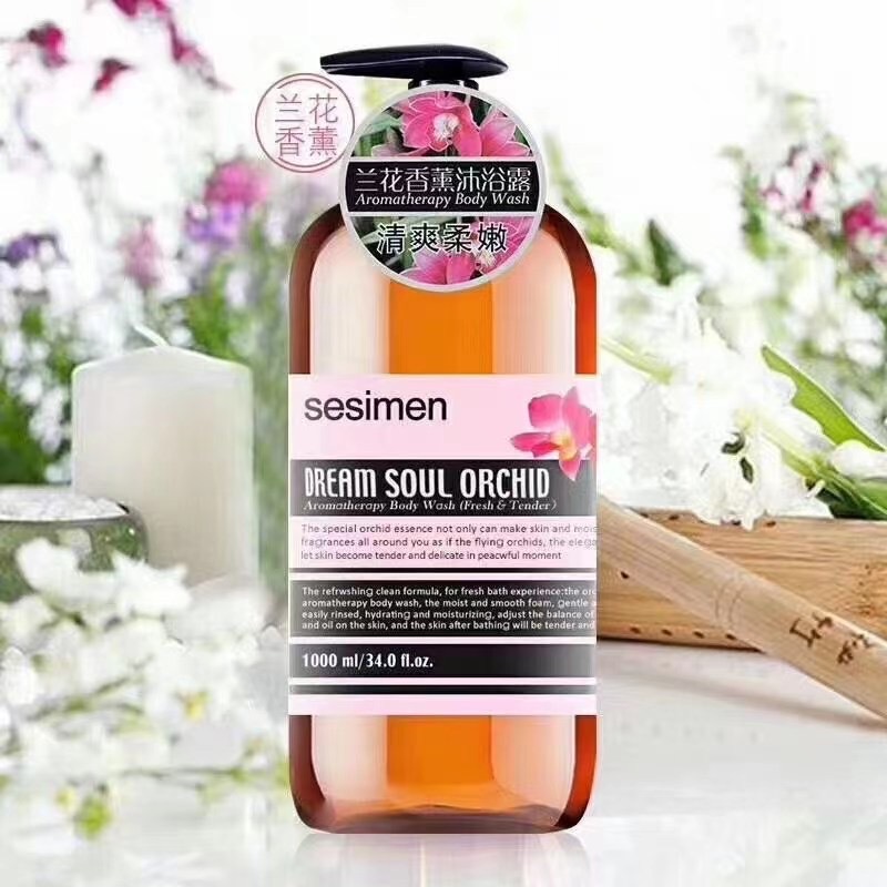 Besiman Aromatherapy Moisturizing Body Wash Camellia Sandalwood Rose Orchid Jasmine Smooth and Tender Zen-like Body Wash pic 6