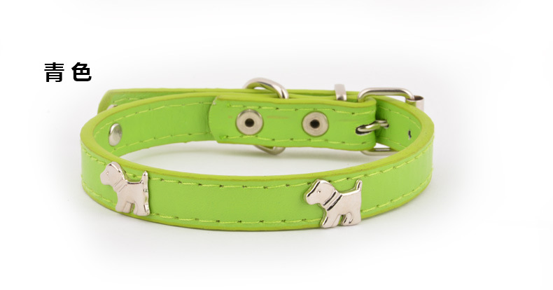 Collar para mascotas nueva versión coreana multicolor collar para perros ajustable material de PU accesorios para gatos y perros accesorios para mascotas collar pic 10