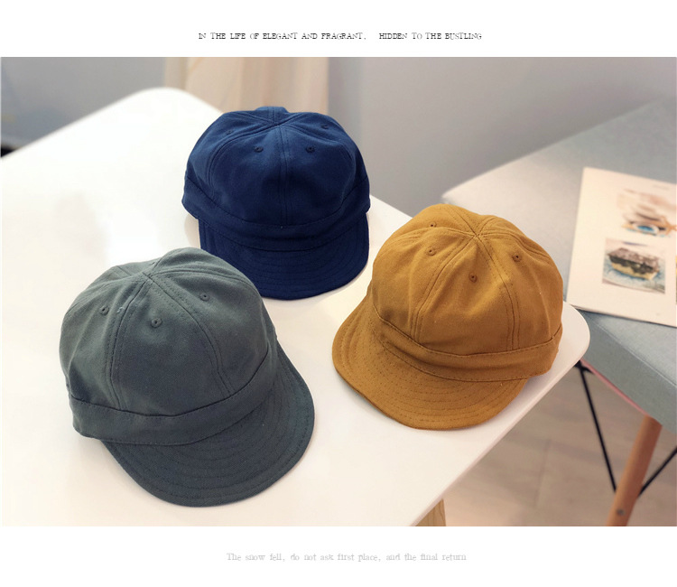 Autumn nan niños sombrero primavera otoño coreano nueva versión para chicos y chicas sombrero de pato para niños gorra suave visera sombrero de béisbol ins pic 8