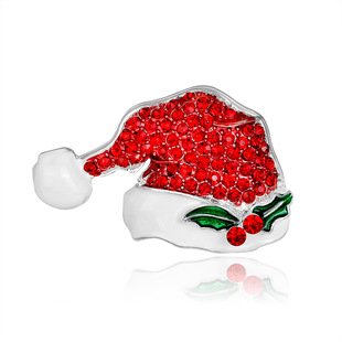 New Christmas collection brooches, fashionable and exquisite diamond-encrusted candy walking stick pins, brooches, and Danbi accessories pic 4