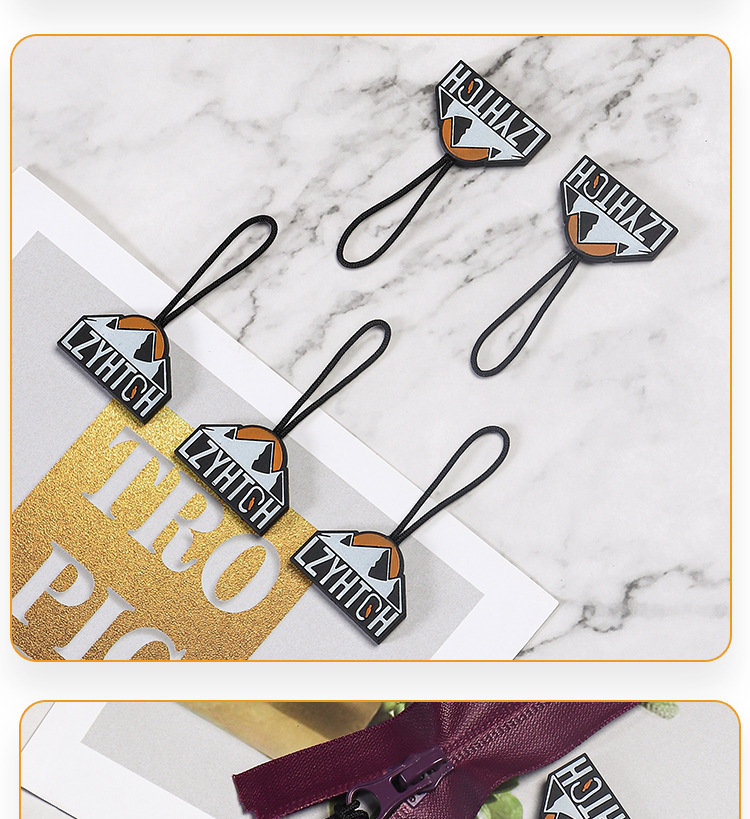 拉链绳子拉尾绳运动装拉绳拉头服装箱包拉袢拉链头注塑双头绳详情8