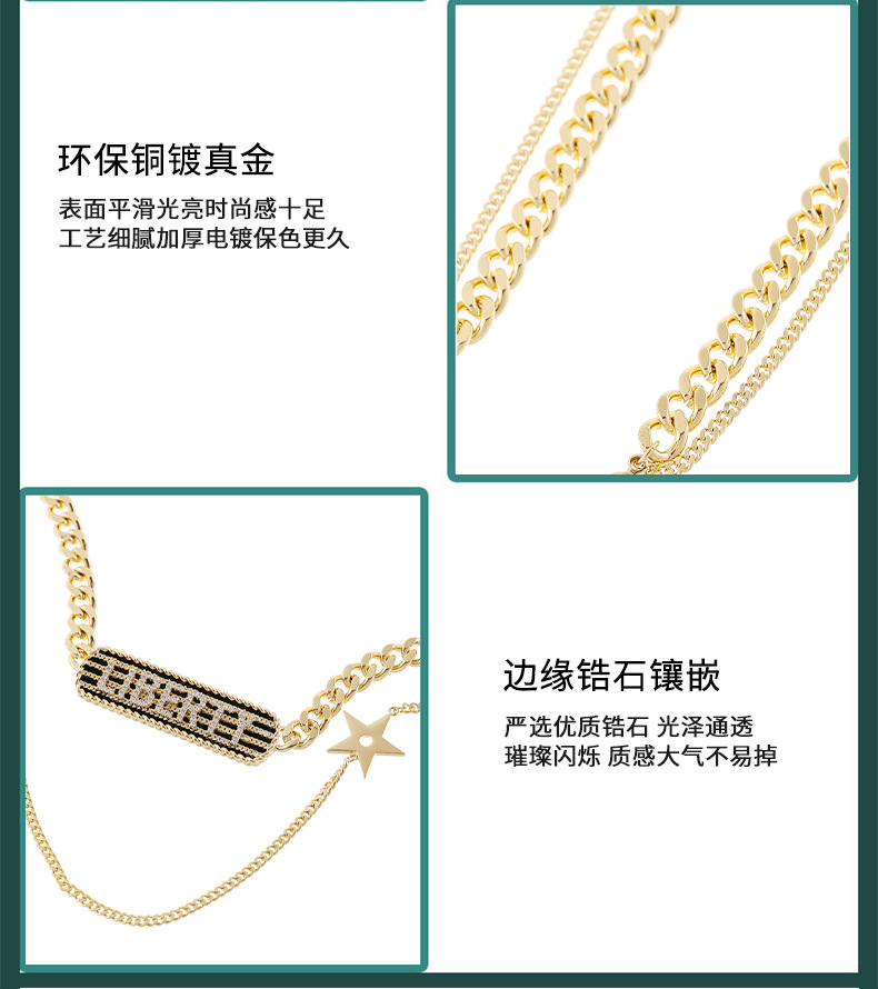 拿样加工定制丽银饰项链甜美几何不规则镶钻精巧银针博主ins耳环 pic 6