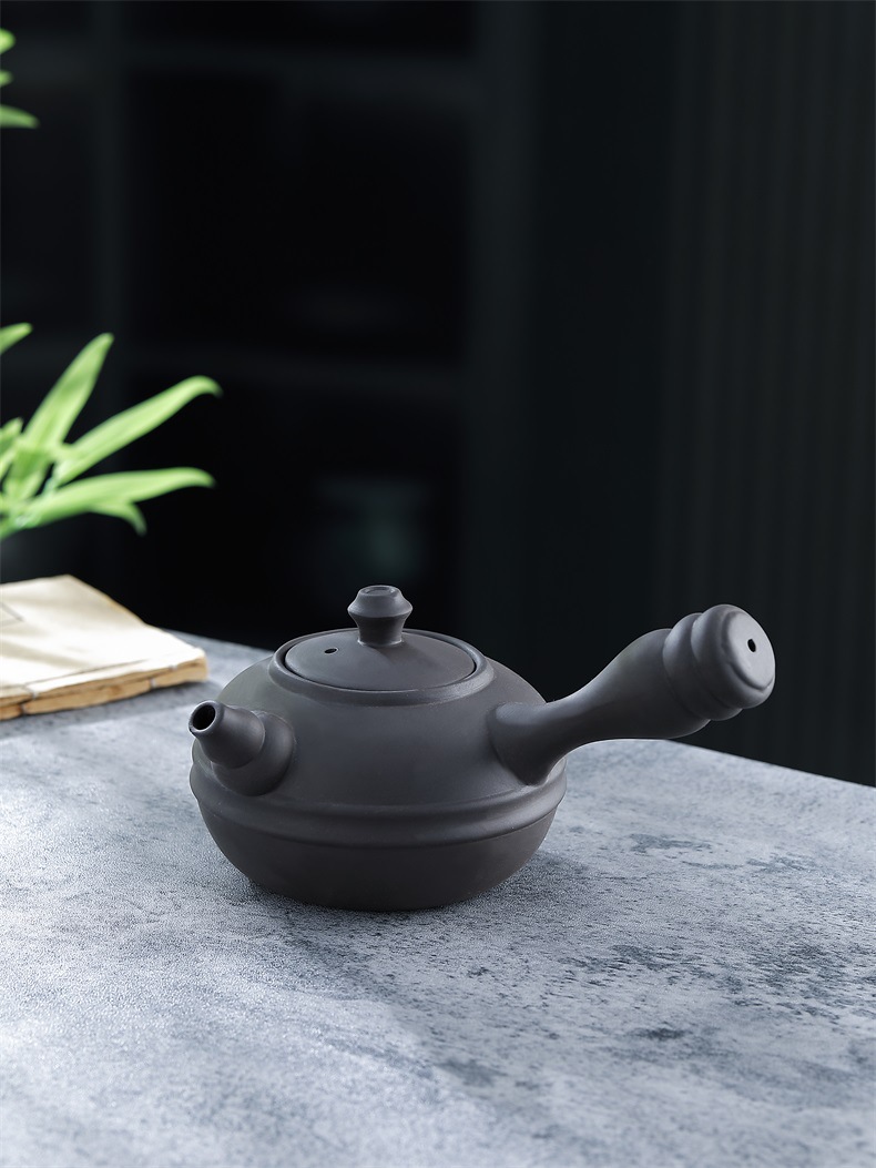 Tea pot for roasting tea by the fire, large-capacity indoor charcoal roasting pot, electric ceramic stove, ceramic tea pot for boiling tea, outdoor tea pot for boiling tea pic 24