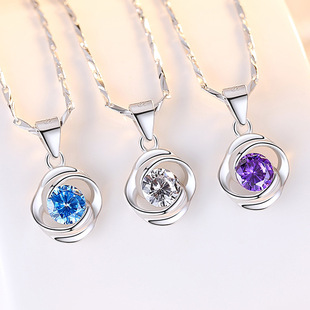 足银999纯银项链子无吊坠锁骨链简约正品999首饰冬季毛衣链批发详情15