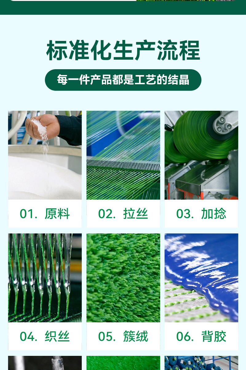 仿真植物假草坪地毯彩虹色草皮仿真室外草坪围挡人工四色草皮详情11