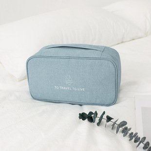 透明手提化妆包通勤旅行收纳包现代简约洗漱包优雅女化妆品收纳包详情7