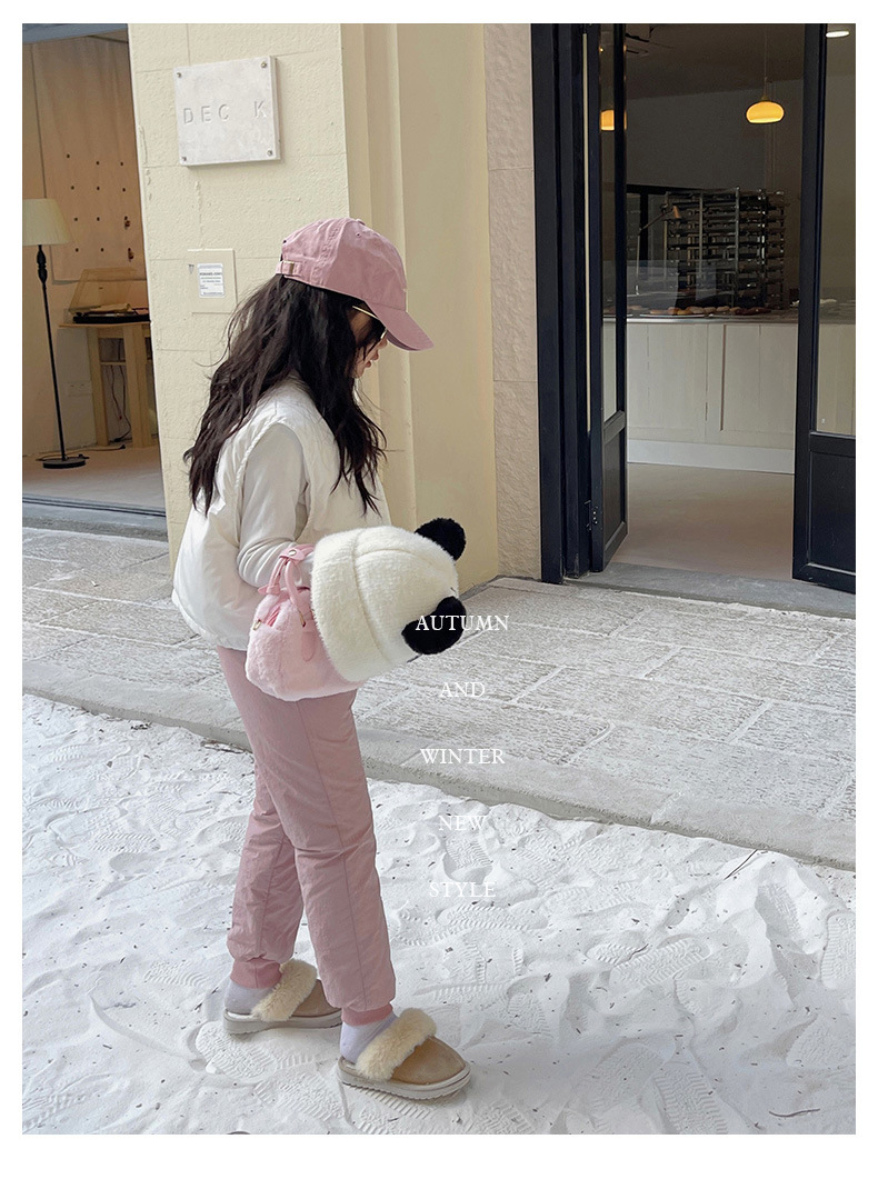 2023冬季加厚儿童棉裤男女童蚕丝裤外穿防风裤保暖长裤加绒2433详情32