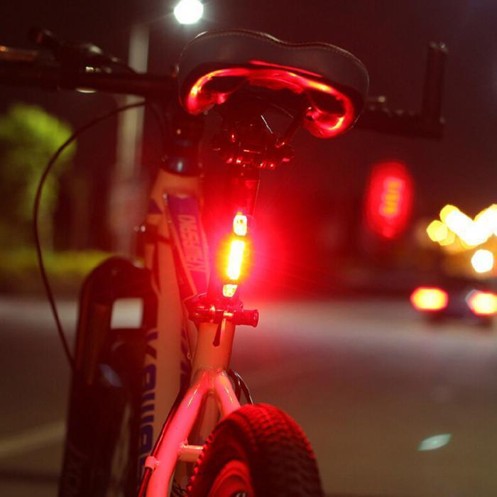 Wholesale USB charging night riding warning lights, mountain bike LED waterproof headlights, warning lights pic 6