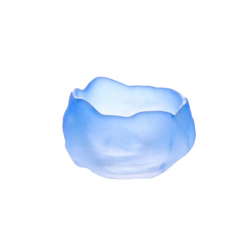 INS First Snow Glass Tea Cups with high appearance standards, Japanese snow release cups, transparent frosted tea tasting cups, handcrafted glass Shangshen cups, and other selected categories pic 11