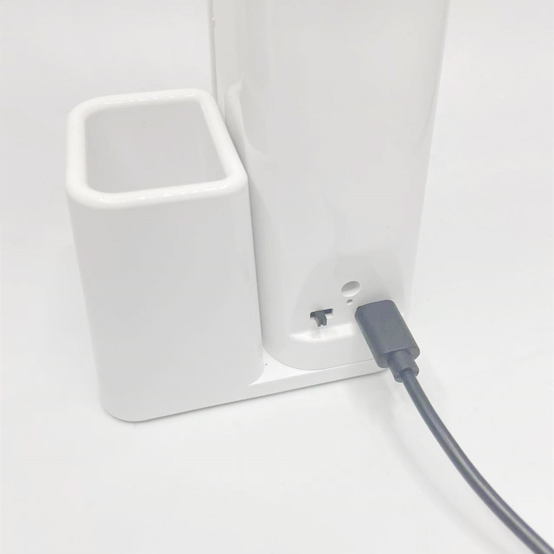 USB charging eye-protecting desk lamp, voice control function, multi-functional pen holder, mobile phone stand, stepless dimming gift lamp pic 5