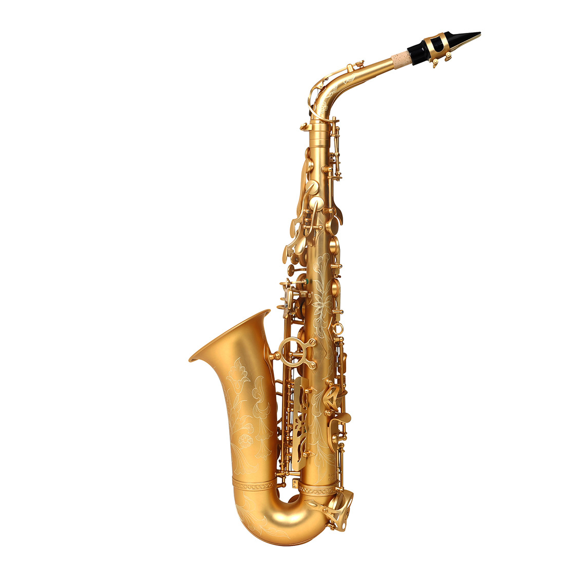 SLADE中音磨砂萨克斯套装黄铜管体初学者成人考级降e调萨克斯管详情14