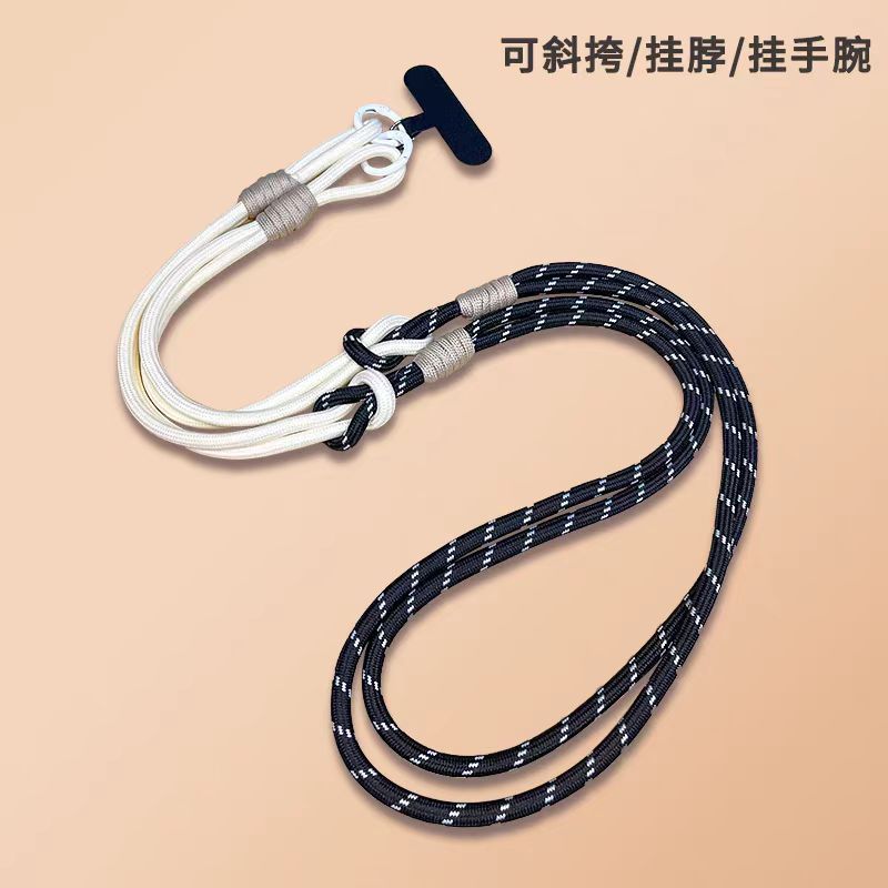 跨境手机挂绳斜挎挂脖手腕防丢可拆卸调节手工编织挂绳女长款批发详情18
