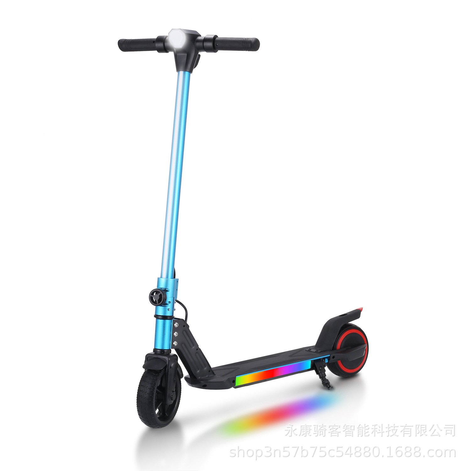 儿童电动滑板车可折叠滑行车一键启动代步车详情10