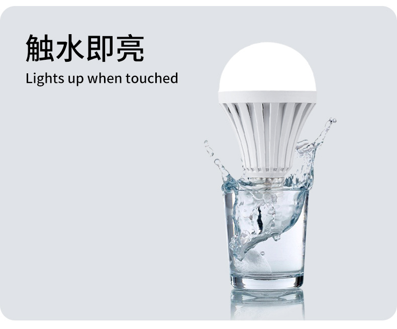 LED bulbs, emergency power failure bulbs, led energy-saving lamps, home dormitory flicker-free lighting lamps, night market camping lamps pic 12