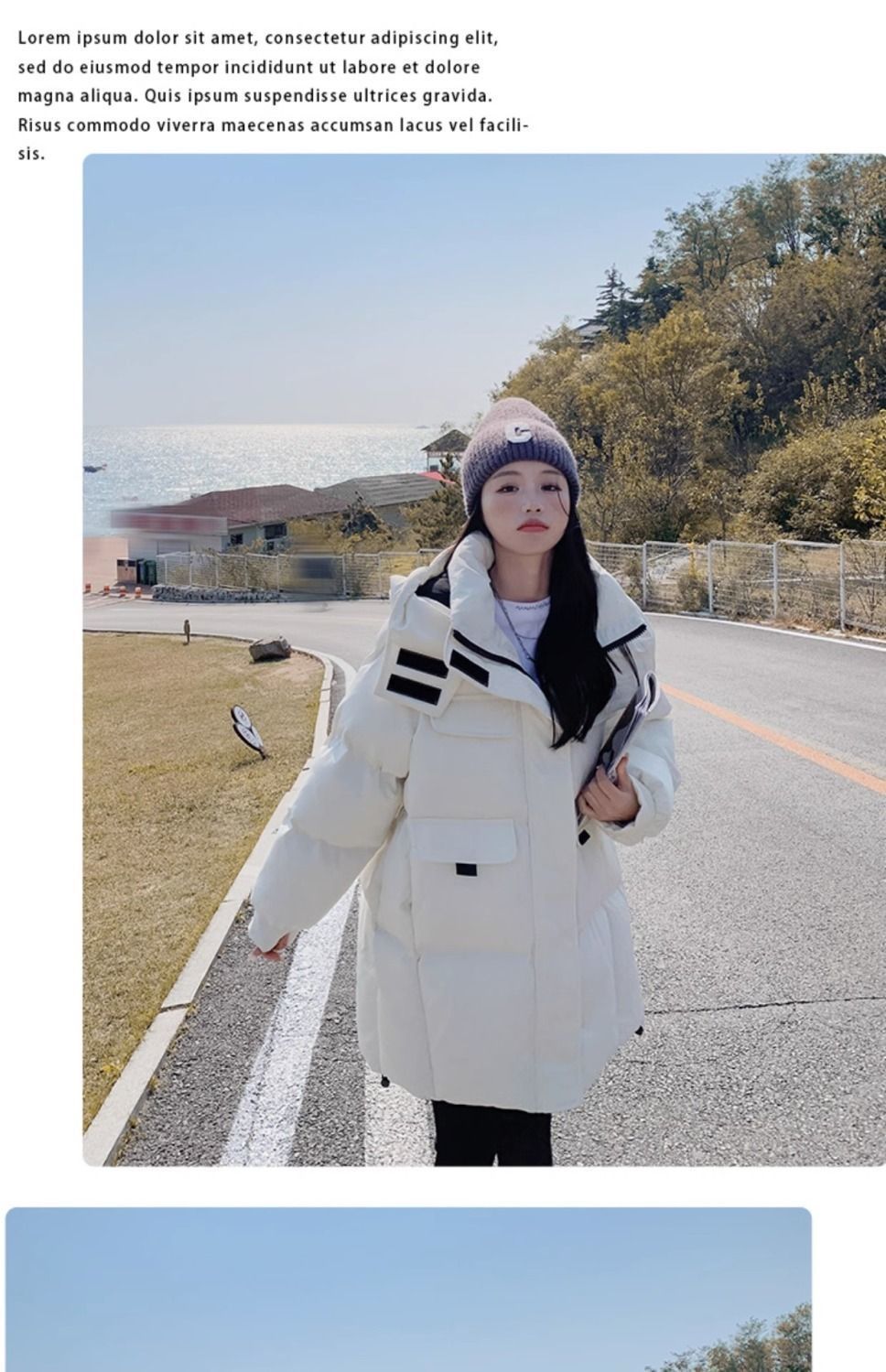 Bestseller hooded wine red down cotton-padded jacket for women, 2023 winter new thickened bread jacket, cotton-padded jacket, mid-length style pic 35