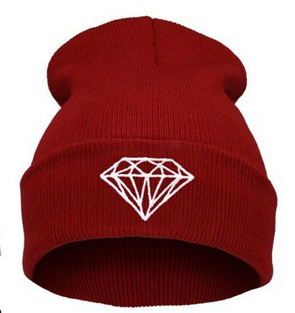 DIAMOND 街舞帽钻石嘻哈帽针织毛线帽冷帽 Beanies冬帽bboy冷帽详情1