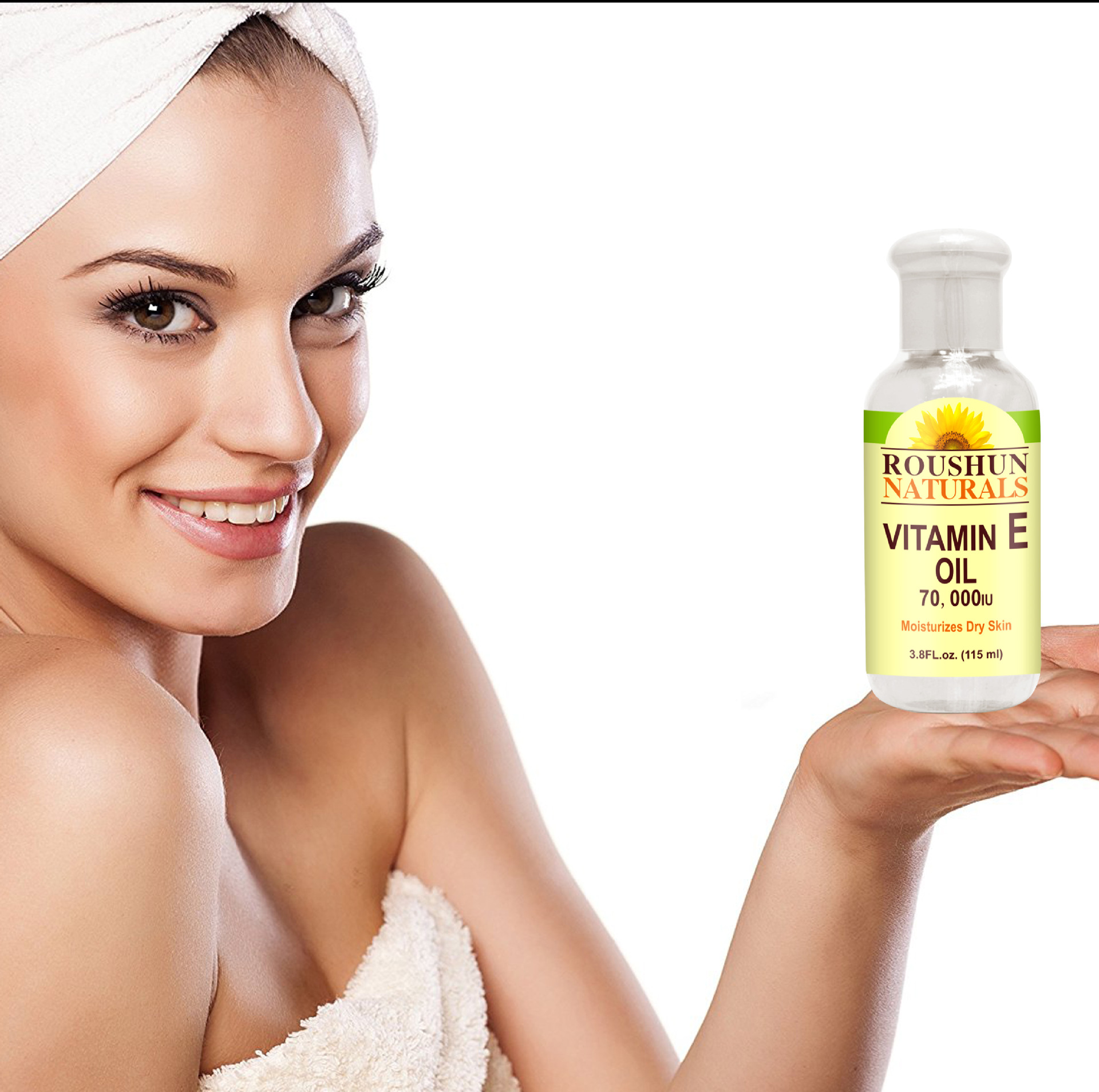 ROUSHUN cross-border supplies Natural Vitamin E Oil, vitamin body massage oil pic 5