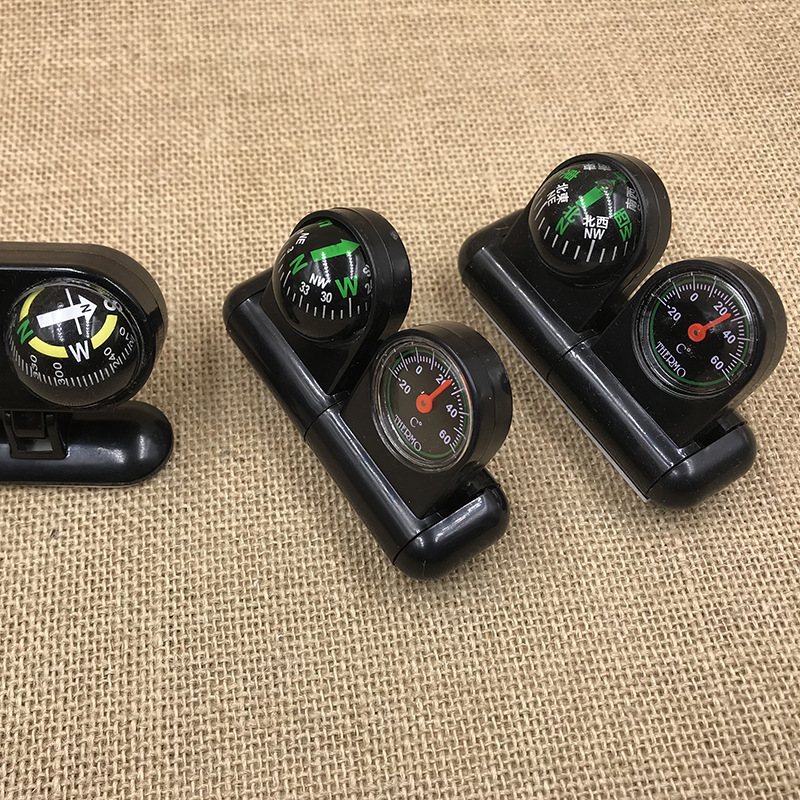 Yiwu Jinghui Vehicle multi-purpose Guide ball Thermometer Compass for Car dashboard direction 288-5 in both Chinese and English pic 9