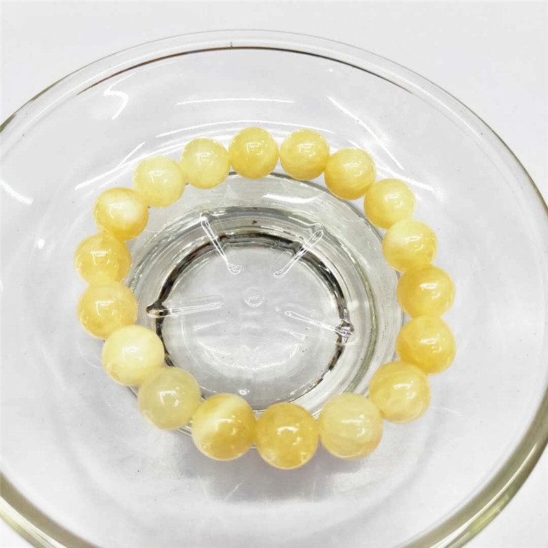 Wholesale of new type of natural beige jade bracelets, DIY beige jade bracelets, direct sales from the manufacturer of natural stone bracelets pic 11