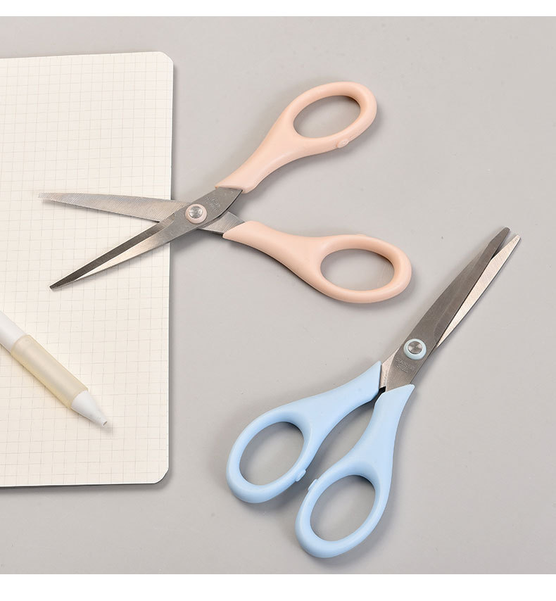 Factory direct supply of office paper-cutting, hand scissors, stainless steel scissors, large and small sizes, student stationery, household small scissors pic 19