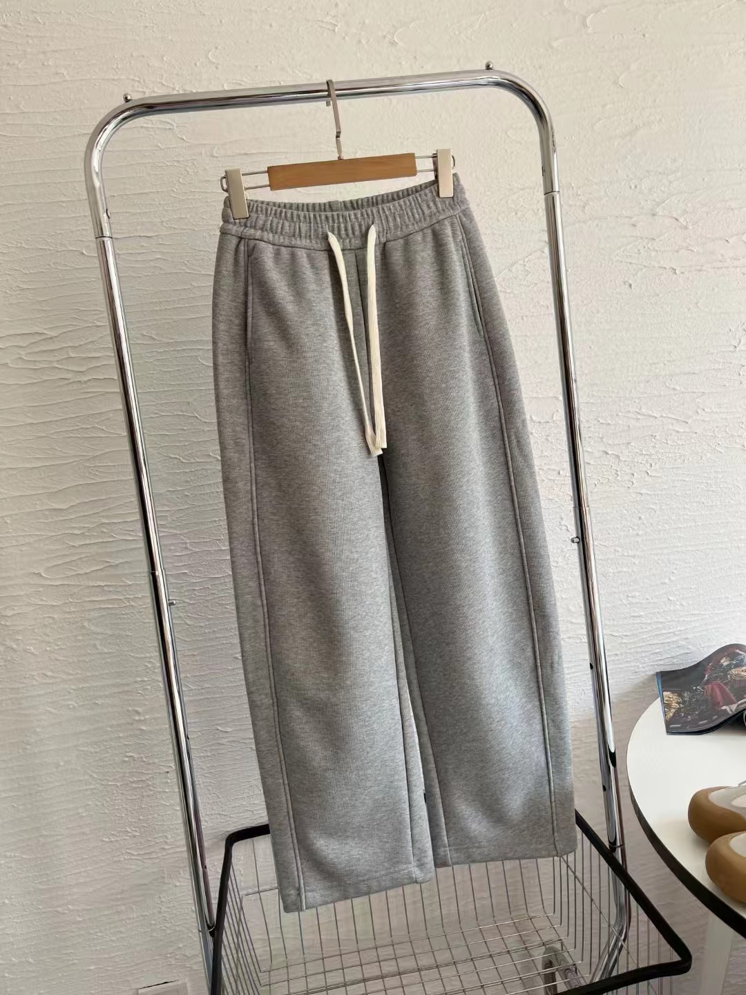 女装韩系高品质加厚高腰镰刀裤 显瘦百搭山本阔腿香蕉裤 代发详情14