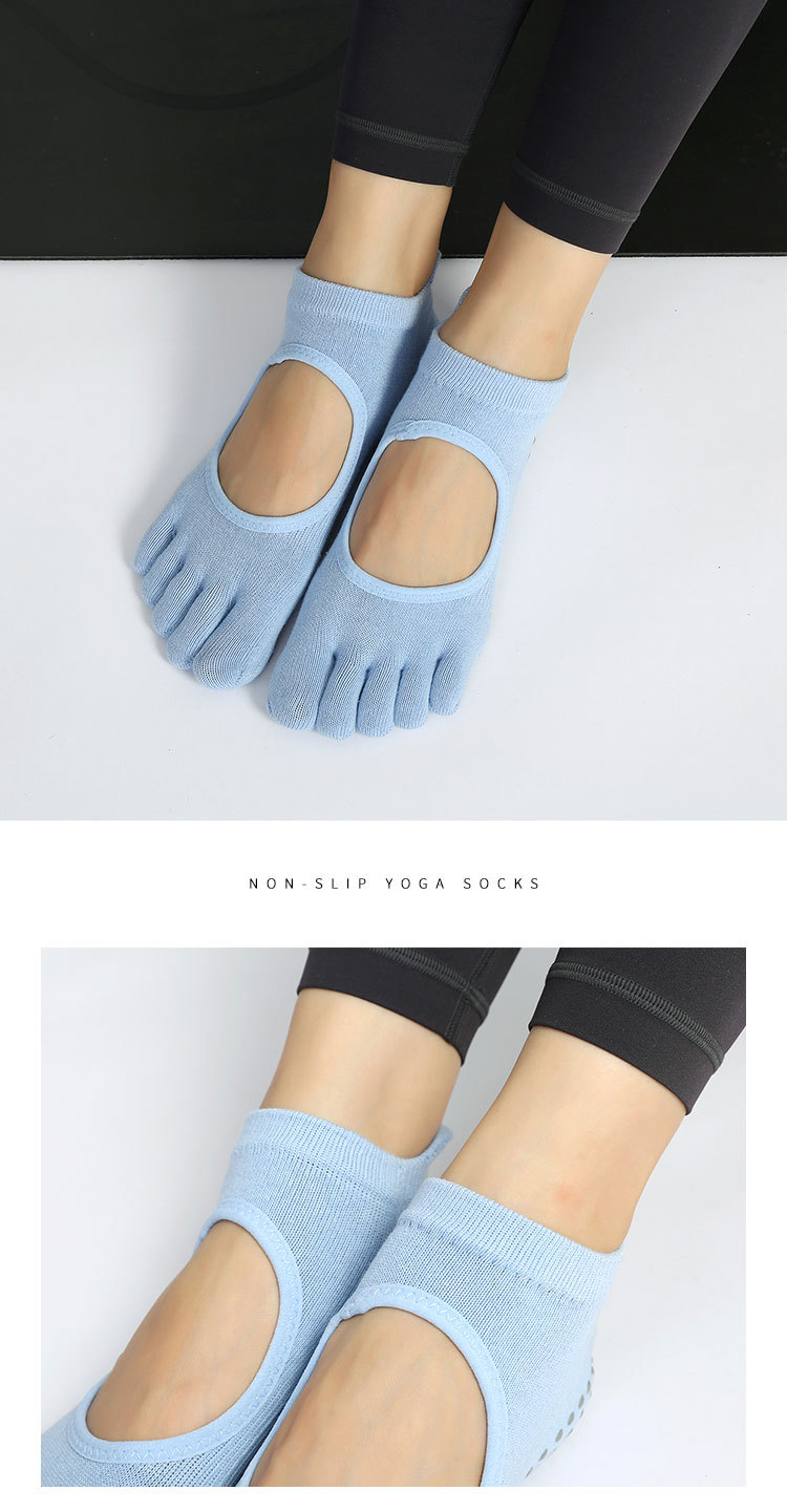 瑜伽袜子夏季防滑袜女夏天普拉提袜五指袜分指运动室内运动袜详情19