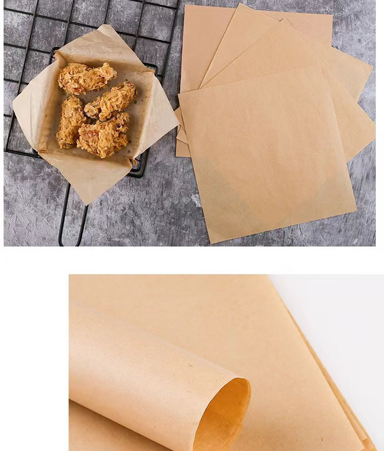 汉堡纸防油纸油炸三明治包装纸隔油纸餐盘纸烘焙油纸防油纸吸油详情3