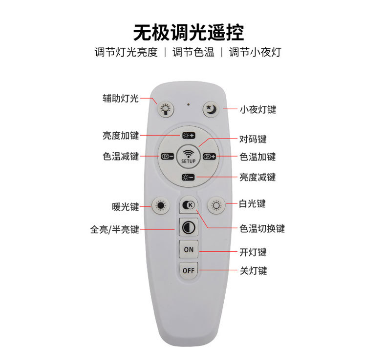 Modern led crystal ceiling lamps, simple and warm living room lamps, bedroom lamps, creative and personalized lighting fixtures, remote control lamps wholesale pic 5