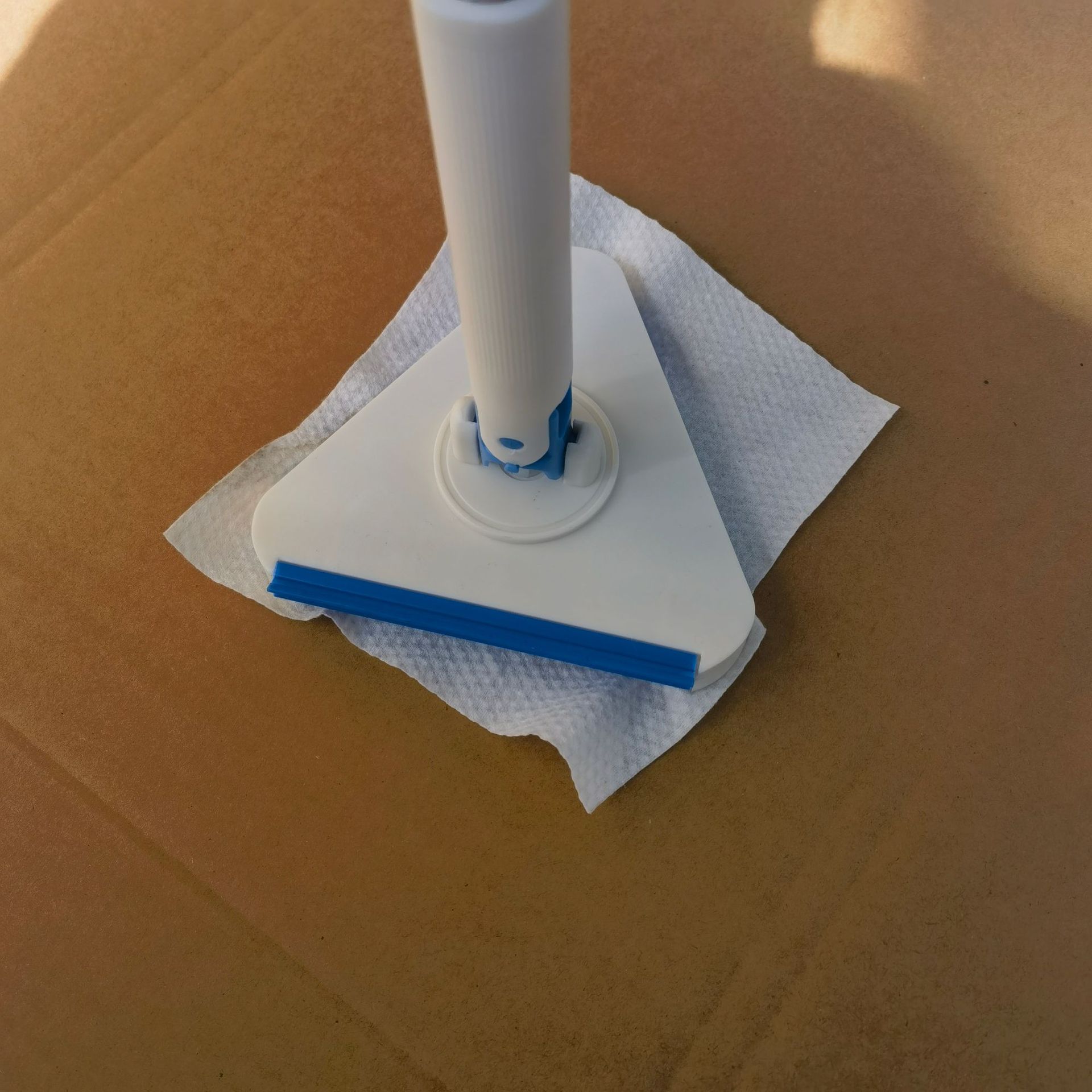 三角洗脸巾夹拖把加长杆自动夹纸家用万能型静电除尘洗脸巾专用详情7