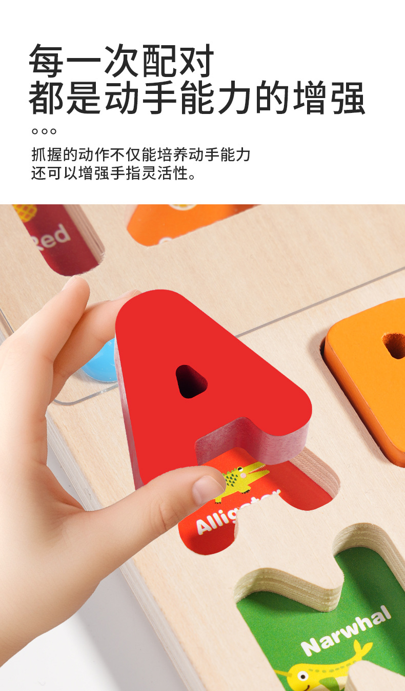 Magnetic number, letter, logarithm, ball movement, pen holding training, recognizing quantity, color exercise, fine motor skills, educational toy pic 7