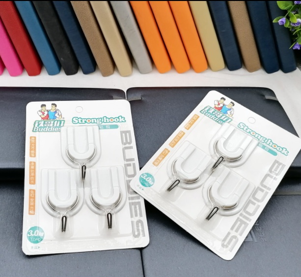 4 types of seamless adhesive hooks, 2-yuan store seamless hooks, strong adhesive stickers, no need for drilling, adhesive hooks, bathroom hooks pic 10