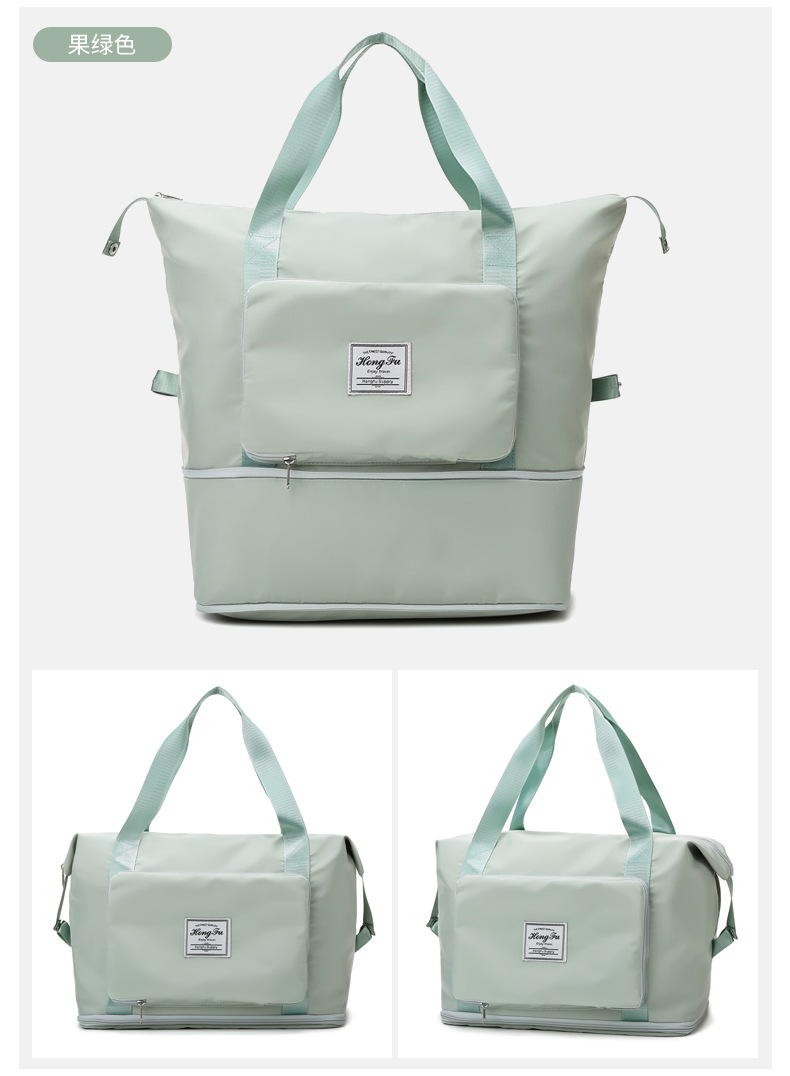 Wholesale dry and wet separation sports hand-held shoulder bags, yoga and fitness bags, folding and storage large-capacity travel bags, LOGO pic 42