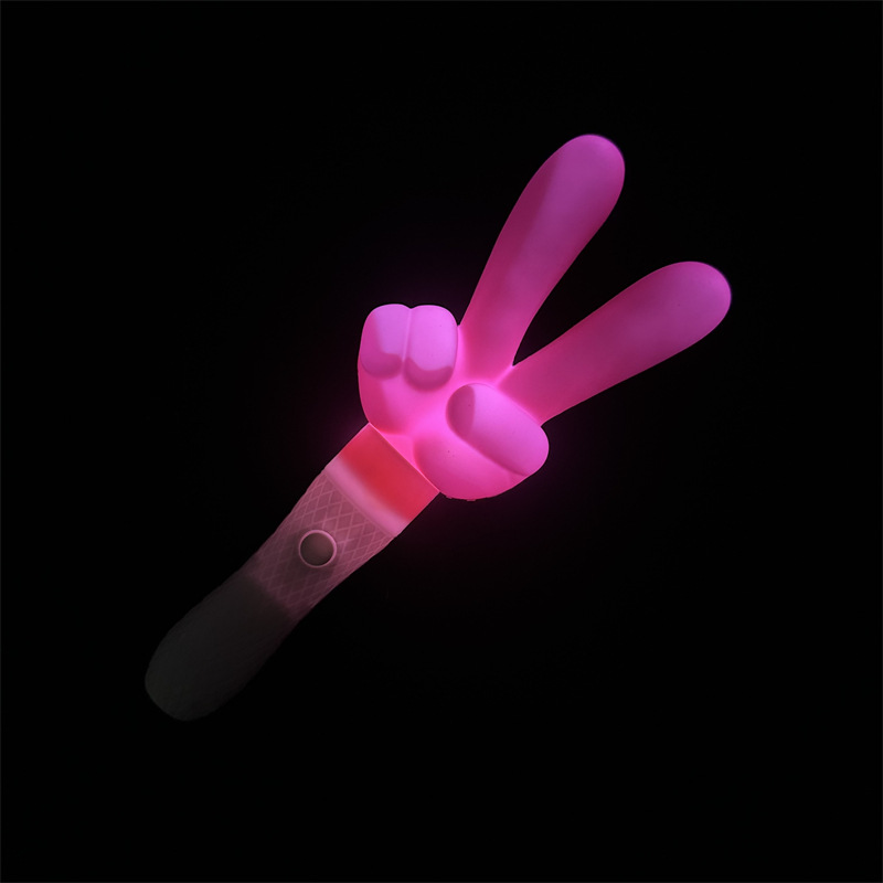 新款手指荧光棒LED发光棒演唱会公司晚会同学聚会应援棒助威道具详情5
