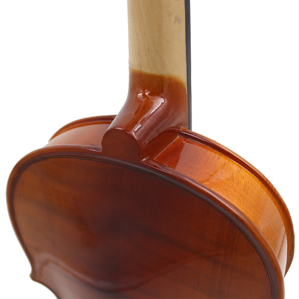 Aston Villa AV-03 Bright Natural color violin with Maple back and tiger grain solid wood Violin pic 20