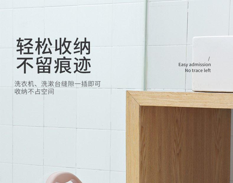 便捷式折叠足浴盆 按摩足浴桶新款带滚轮洗脚盆详情6