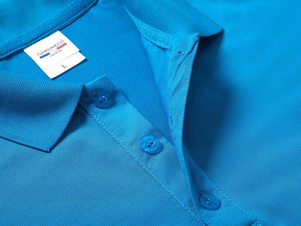 翻领广告衫印字logo团体t恤纯色polo衫企业工作校服刺绣图案短袖详情5