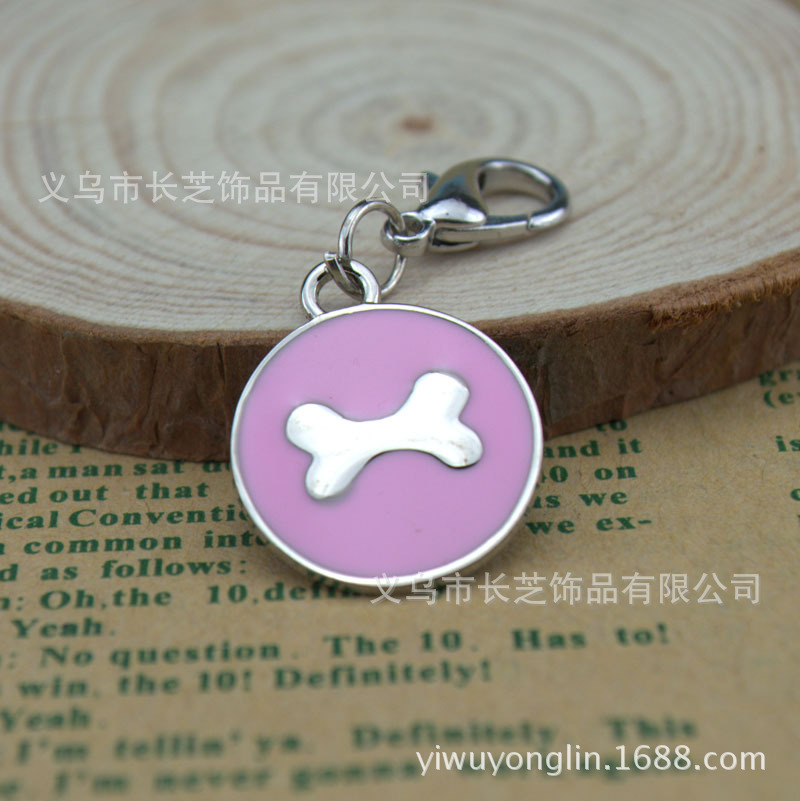 Pet zinc alloy bone pendants, exquisite and elegant pet dog tags, outdoor anti-loss pet store cat tags wholesale pic 15