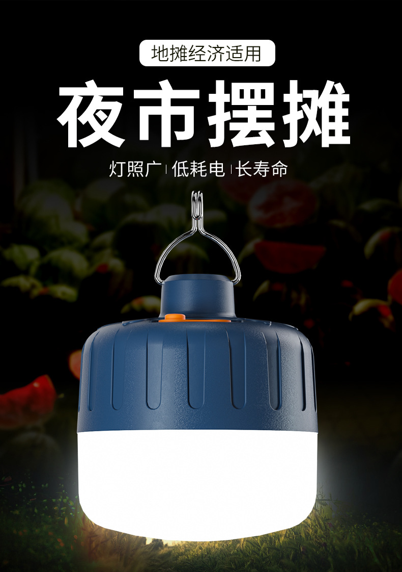 led地摊灯创意夜摊充电式夜市摆地摊灯应急照明球泡夜灯泡详情1