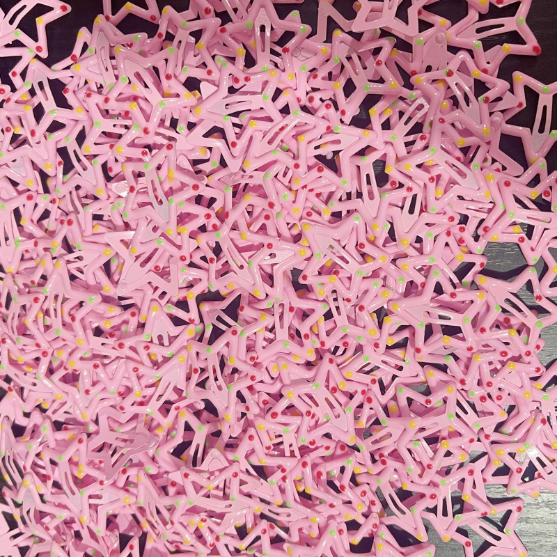 星星发夹y2k多巴胺卡子女儿童配饰头饰bb刘海夹五角星鸭嘴夹批发详情32