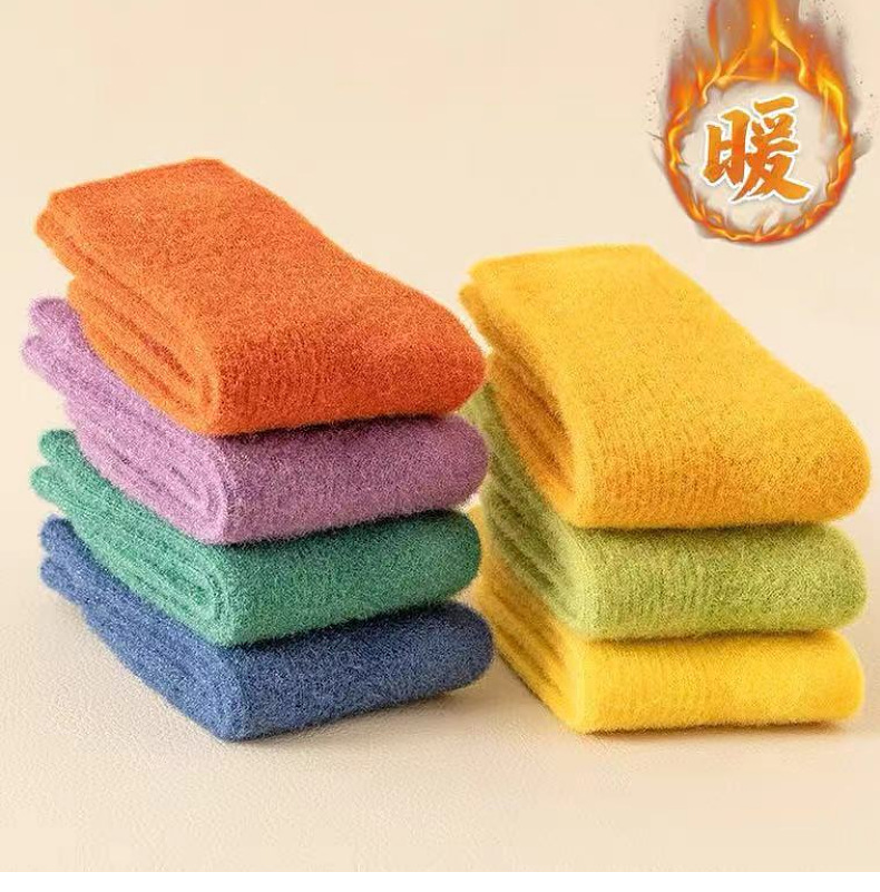 儿童袜子批发宝宝加绒加厚秋冬水晶绒保暖加厚毛巾袜双针男女童袜详情11