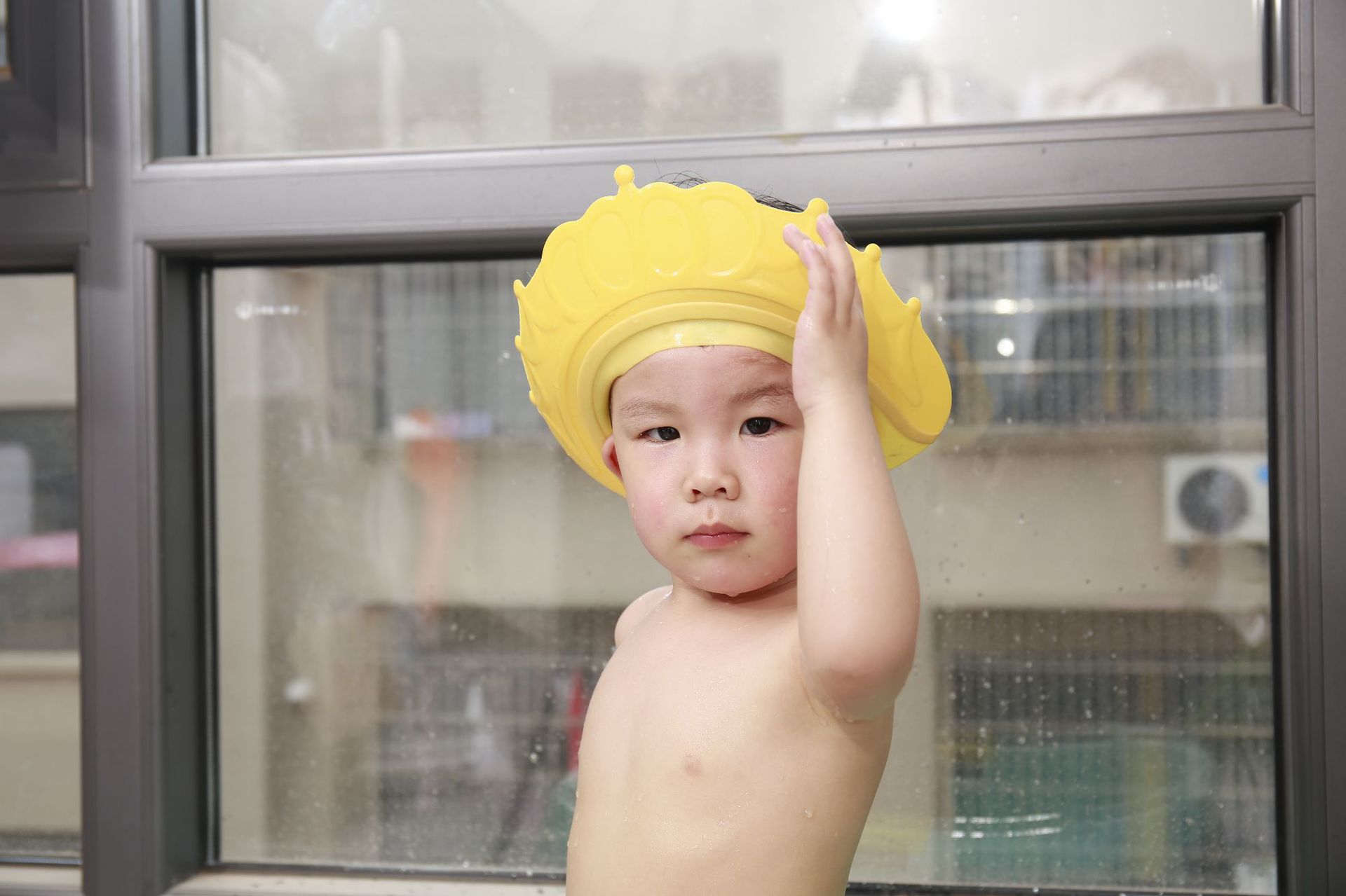 升级版硅胶婴幼儿洗头帽护眼护耳洗澡神器宝宝浴帽小孩洗发防水帽 pic 3