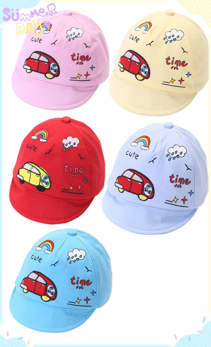 Summer hats for boys and girls aged 3 to 6 months, baby hats, spring and autumn baseball caps, hats for boys and girls, and thin baby hats pic 6