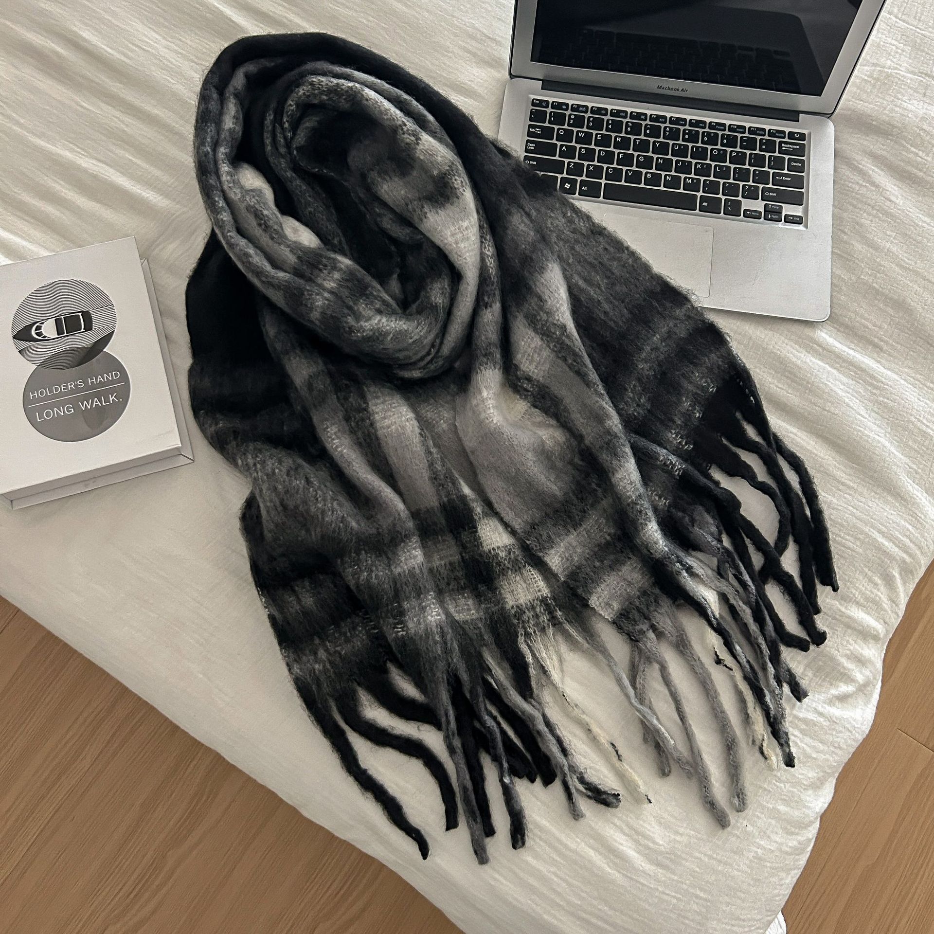 格子围巾女秋冬新款百搭保暖围脖披肩围巾 韩版情侣围巾冬天爆款详情36